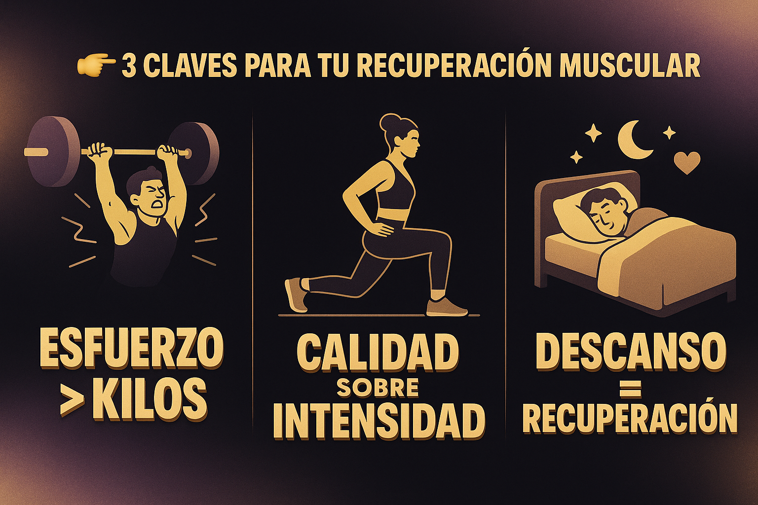 recuperación muscular en entrenamiento