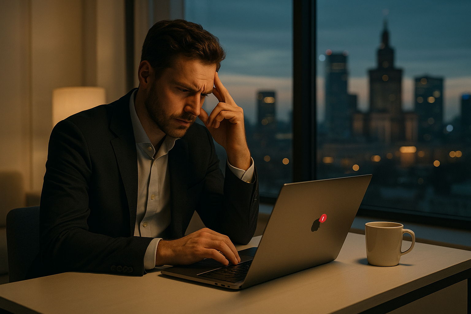 Chronic stress in modern professionals caused by long work hours and constant pressure