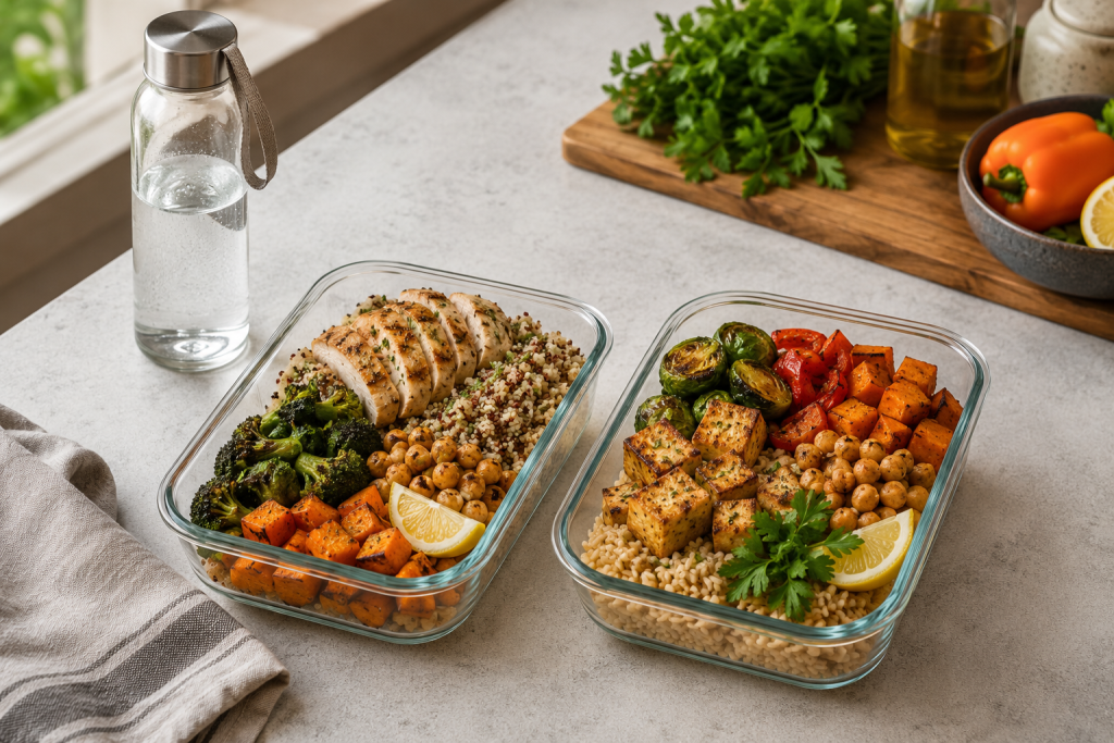 Balanced real food meal prep for the modern worker